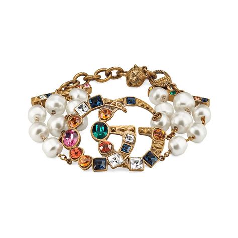 gucci crystal bracelet